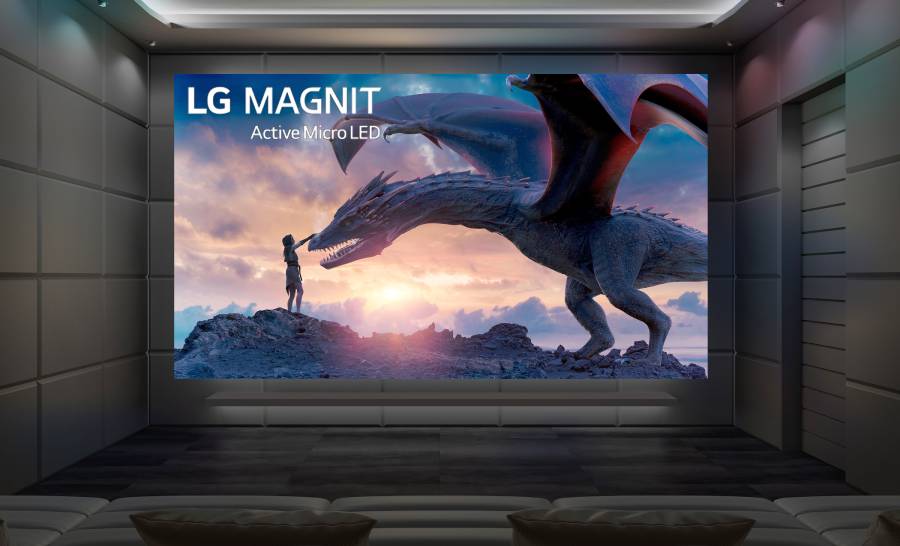 Cine de lujo en casa: LG presenta su nueva pantalla Micro LED gigante de 135 pulgadas