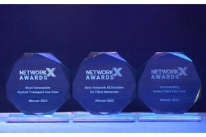 Huawei gana tres premios en el campo de redes totalmente ópticas en Network X 2025