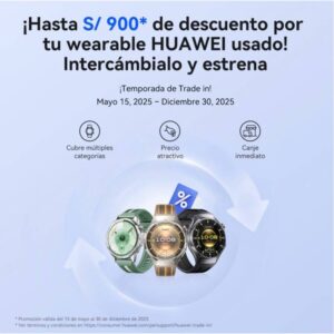 Huawei refuerza su compromiso sostenible con el Trade-In para wearables y el nuevo HUAWEI WATCH GT 6 Series