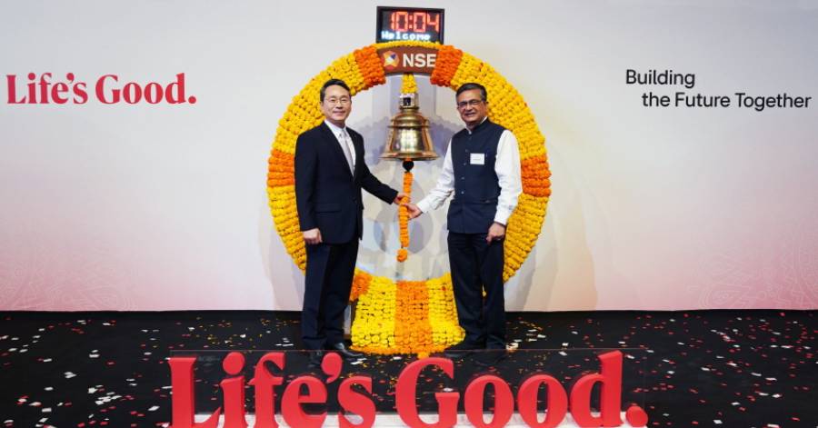 LG anuncia la inclusión de su subsidiaria india en la Bolsa Nacional de Valores de India
