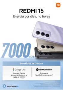 Xiaomi presenta el nuevo Redmi 15: rendimiento, autonomía y conectividad inteligente en un solo dispositivo