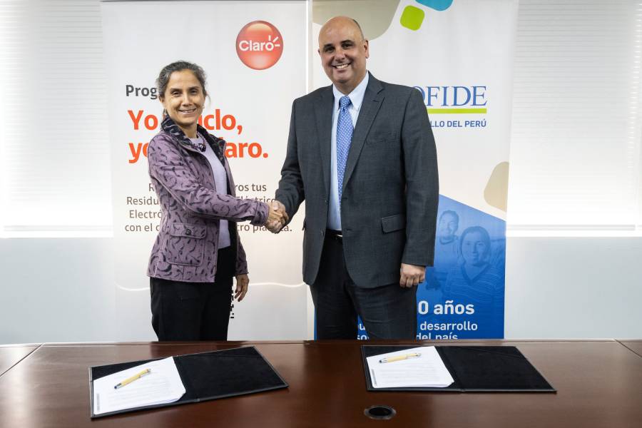 COFIDE y Claro Perú impulsan el reciclaje de Residuos de Aparatos Eléctricos y Electrónicos