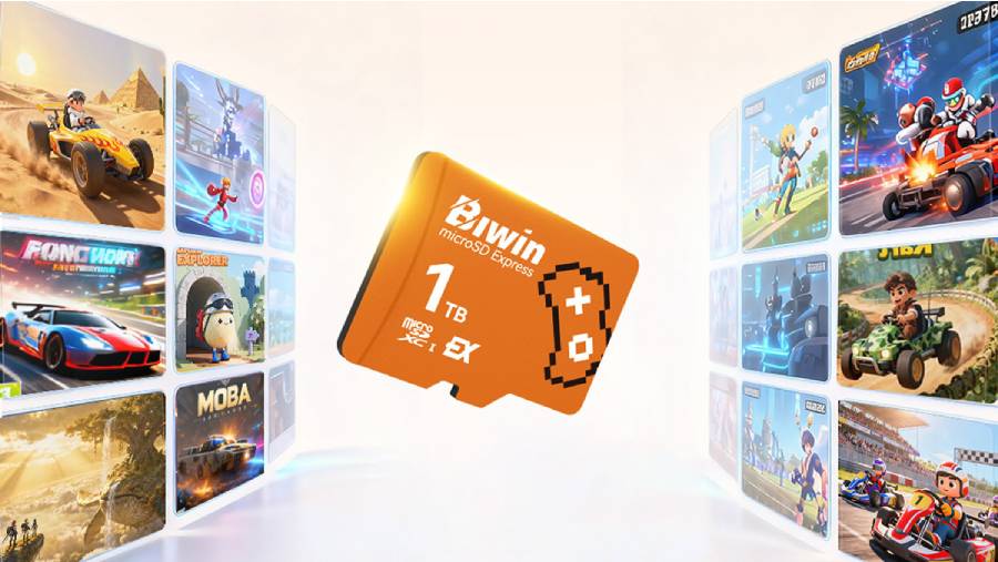Biwin lanzó su tarjeta microSD Express Amber ME300 para consolas de nueva generación