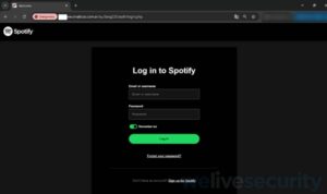 Páginas falsas de Spotify se ocultan en dominios legítimos de empresas latinoamericanas para robar información ESET
