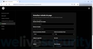 Páginas falsas de Spotify se ocultan en dominios legítimos de empresas latinoamericanas para robar información ESET