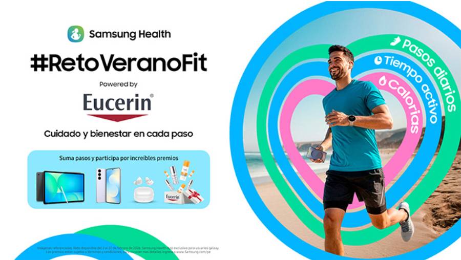 Samsung Perú lanza el #RetoVeranoFit para motivar a las personas a moverse más y vivir mejor