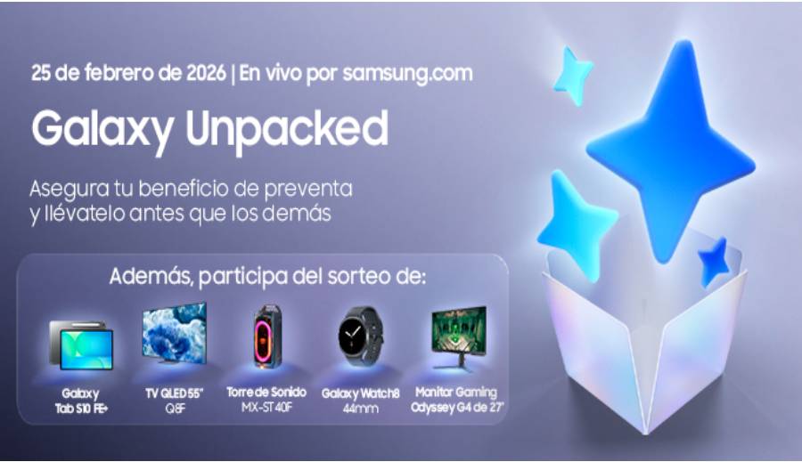 ¡No te pierdas el Galaxy Unpacked! Pre-regístrate en Samsung Perú y obtén grandes beneficios en el próximo Galaxy