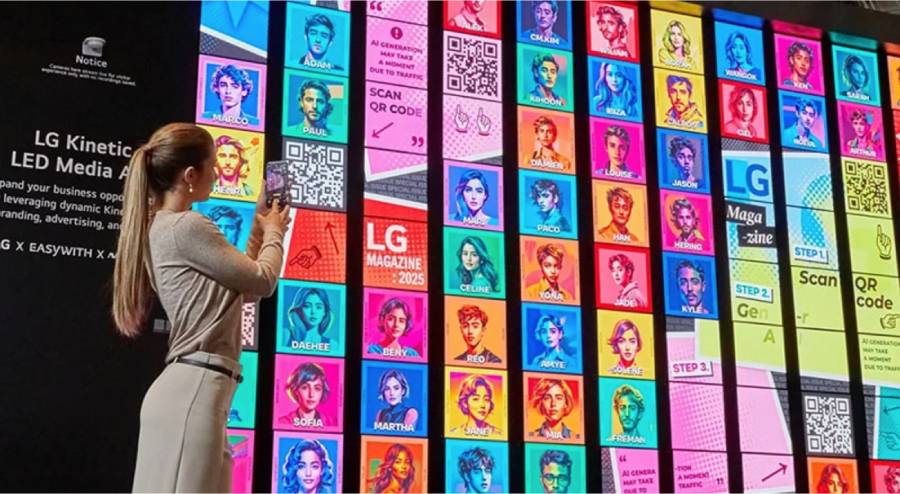 ISE 2025: LG presenta soluciones de señalización digital para sectores B2B