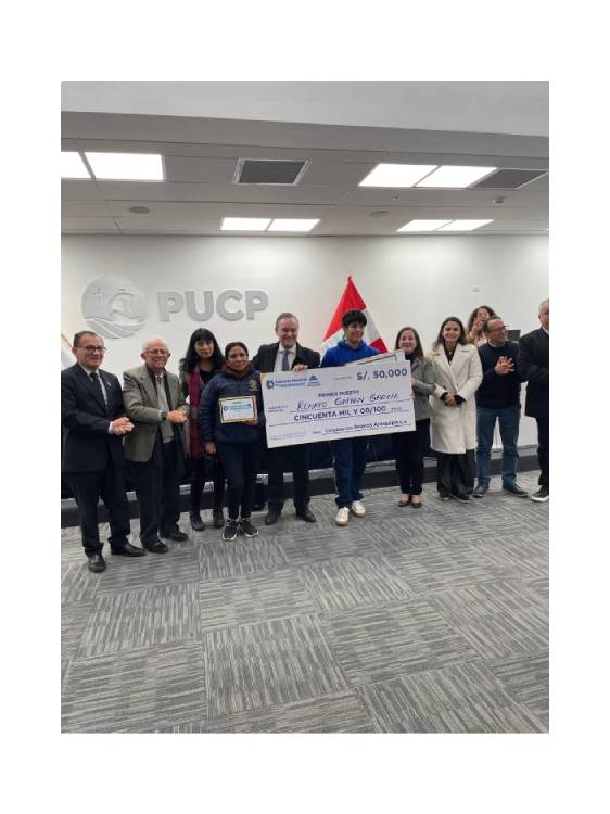 Orgullo peruano: ganador del Concurso Nacional de Matemáticas Aceros Arequipa logra reconocimiento internacional