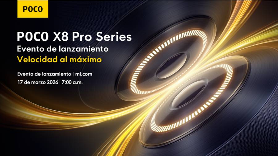 POCO invita a seguir en vivo el lanzamiento global de la nueva Serie POCO X8 Pro