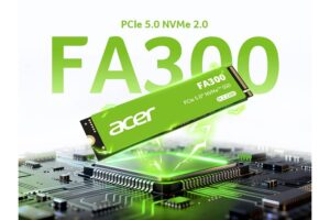 BIWIN presentó su SSD Acer FA300 con interfaz PCIe Gen5 y velocidades de hasta 11.000 MB/s