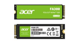 BIWIN presentó su SSD Acer FA300 con interfaz PCIe Gen5 y velocidades de hasta 11.000 MB/s