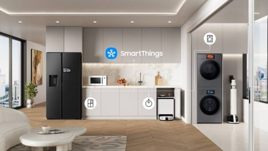 Casa inteligente de Samsung conecta hogares para desconectar a los consumidores de las tareas domésticas