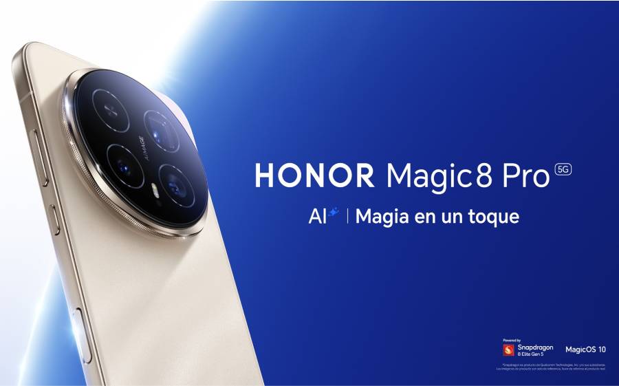 Llegó a Perú el HONOR Magic8 Pro con telefoto ultra nocturno de 200MP y batería de 7100mAh