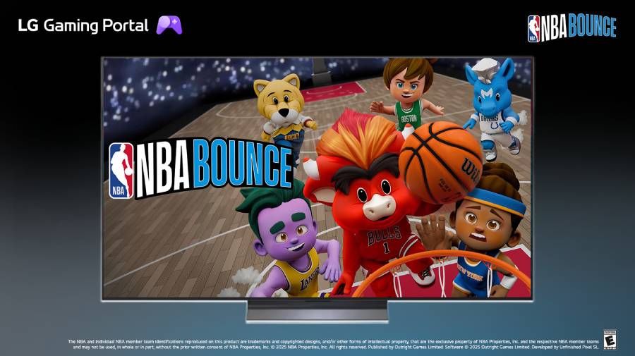 NBA Bounce lleva la emoción del baloncesto a los Smart TVs y monitores de LG
