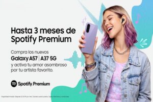 Samsung anuncia alianza con Spotify para desbloquear tu amor alucinante por la música con la nueva serie Galaxy A