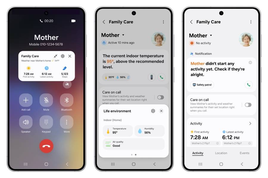 Samsung mejora la experiencia para cuidar de sus usuarios y sus familias con la actualización de SmartThings