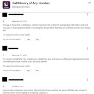 ESET descubre estafa de apps que prometían acceso al historial de llamadas de cualquier número
