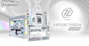 ASRock presentó su nuevo motherboard X870E Taichi White