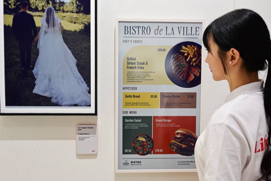 LG presenta _LG E-Paper Display_, una pantalla eficiente, ligera y similar al papel