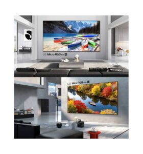 LG presenta sus nuevos Micro y Mini RGB evo AI: color más puro, imagen inteligente y experiencia inmersiva