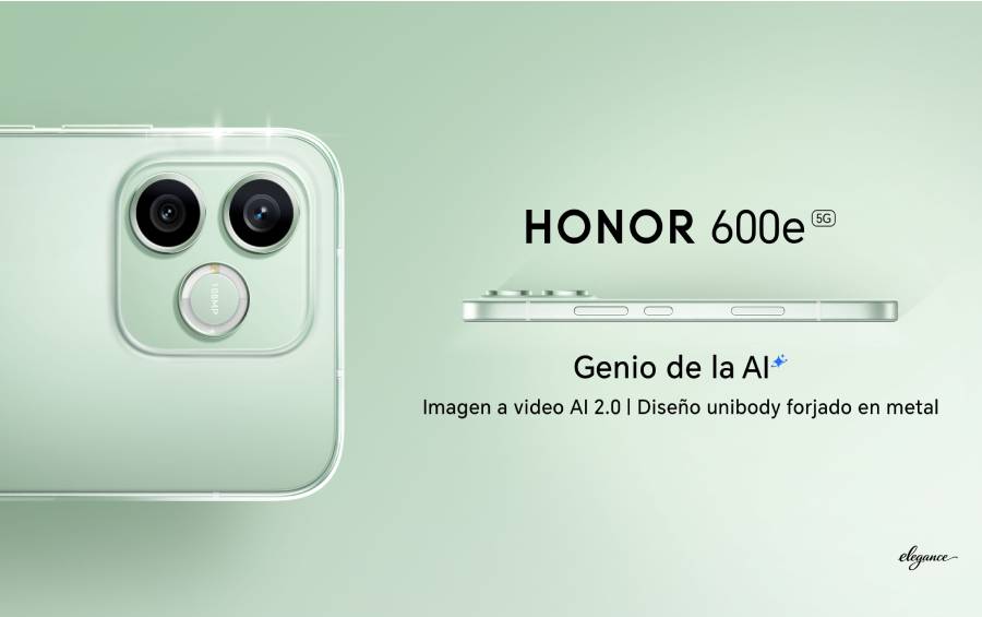 Llegó el HONOR 600e a Perú con Imagen a video AI 2.0 y diseño unibody premium forjado en metal