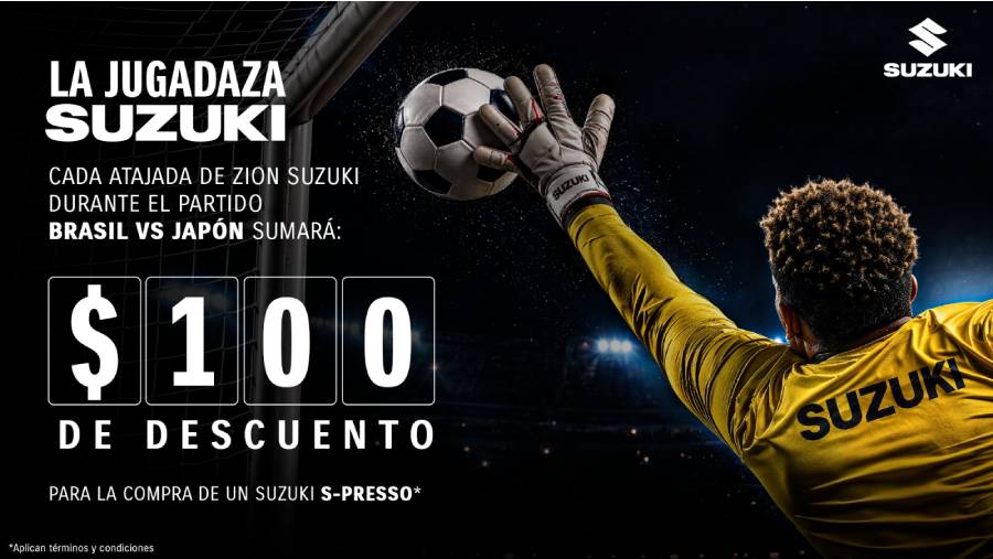 Suzuki Perú ofrecerá descuentos por cada atajada del arquero japonés Zion Suzuki