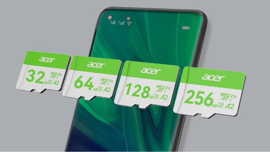 BIWIN presentó las tarjetas de memoria microSD Acer MSC100