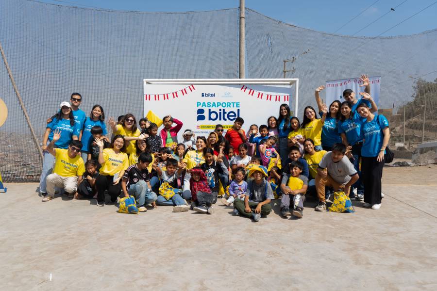 Bitel impulsa el aprendizaje digital de niños de Pamplona Alta por Fiestas Patrias