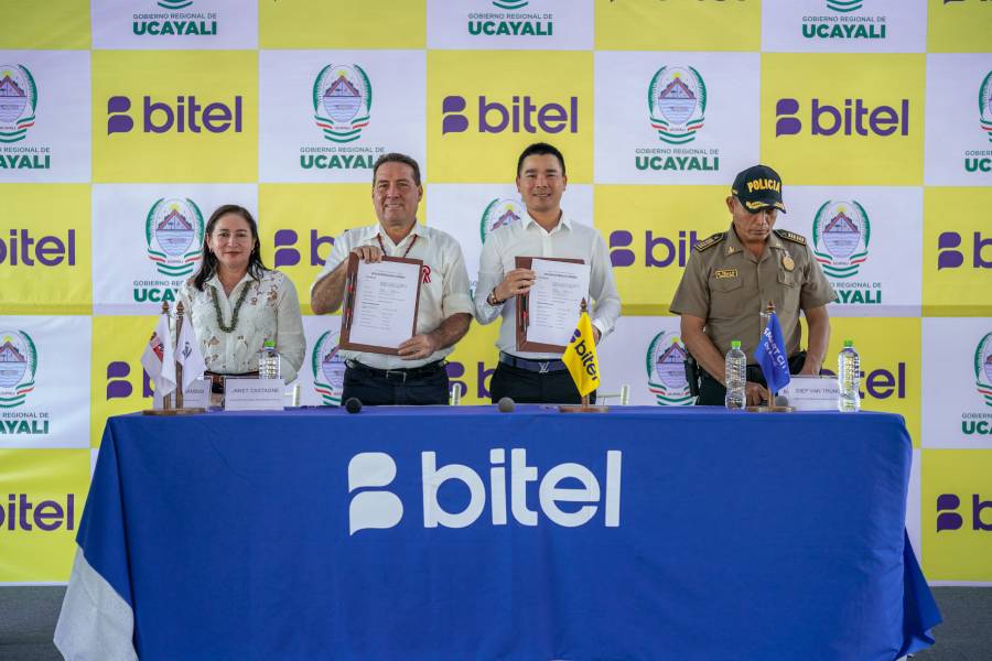Bitel invierte más de S/ 62.7 millones en tecnología para fortalecer la seguridad ciudadana en Pucallpa