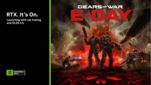 NVIDIA: El juego Gears of War: E-Day se lanza el 6 de octubre con DLSS 4.5 y Ray Tracing.