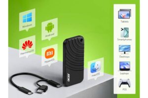 BIWIN presentó el SSD portátil Acer PA100 con capacidad de hasta 2 TB