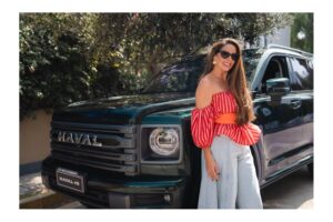 GWM Perú presenta a Rebeca Escribens como su nueva embajadora de la marca en el país